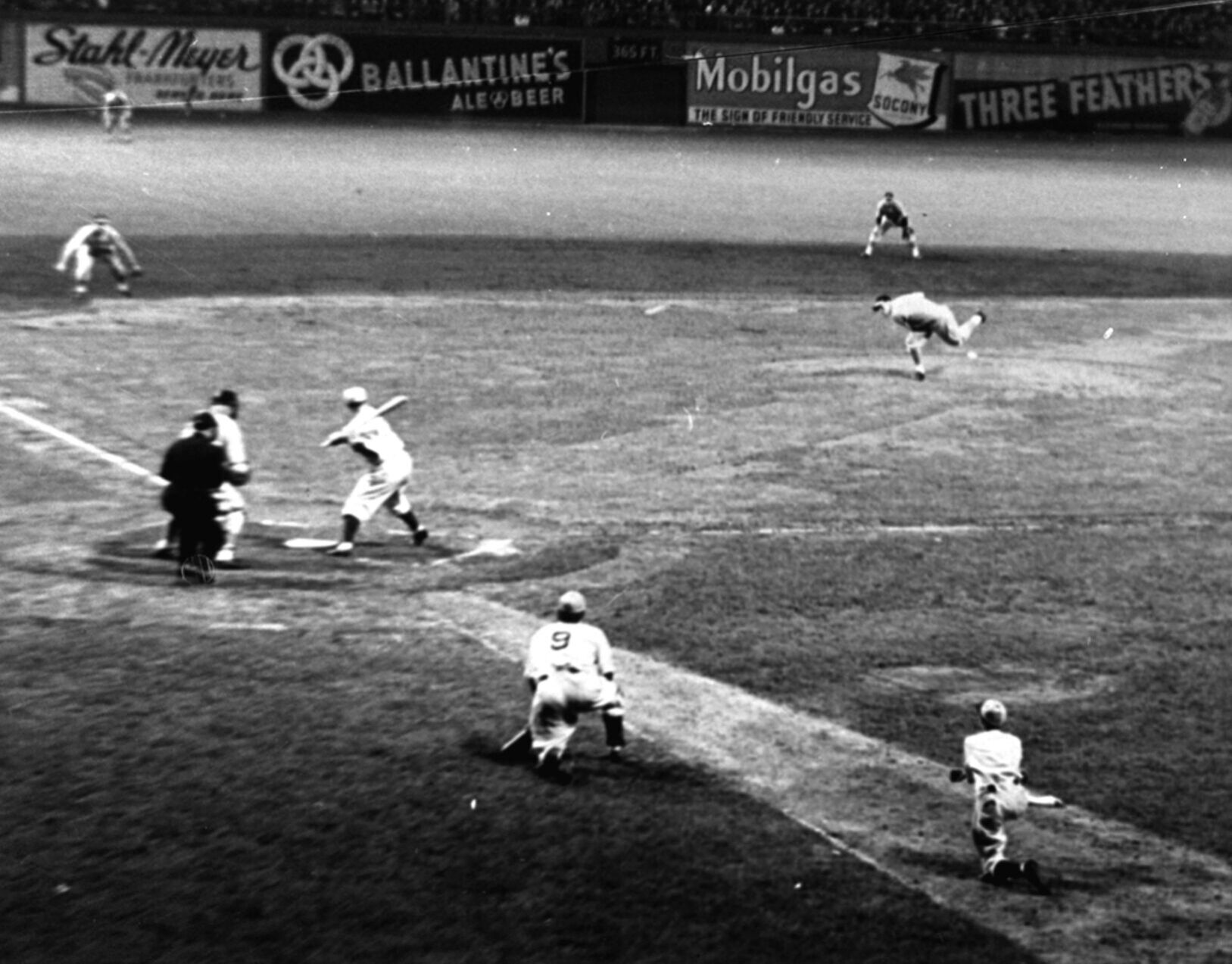 1938: Johnny Vander Meer of the Cincinnati Reds pitches his second straight no-hit game